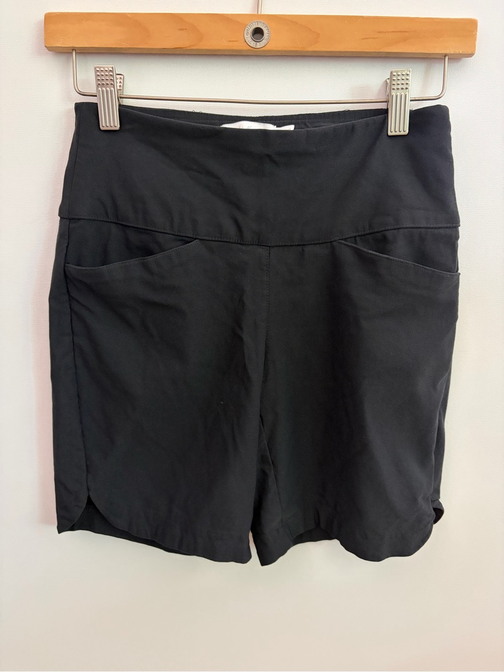 Lady Hagen Black Athletic Shorts with Front Pockets